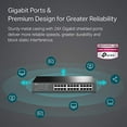 thumbnail image 2 of TP-Link TL-SG1024S - Switch - unmanaged - 24 x 10/100/1000 - desktop, rack-mountable, 2 of 3