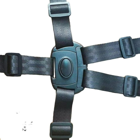 RYUJNDK Child Harness Belt 5 Point Adjustable Strap Suitable for Use in Strollers High Chairs and Pushchairs Dining Seats