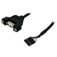 thumbnail image 6 of StarTech.com 3 ft Panel Mount USB Cable - USB A to Motherboard Header Cable F/F, 6 of 6