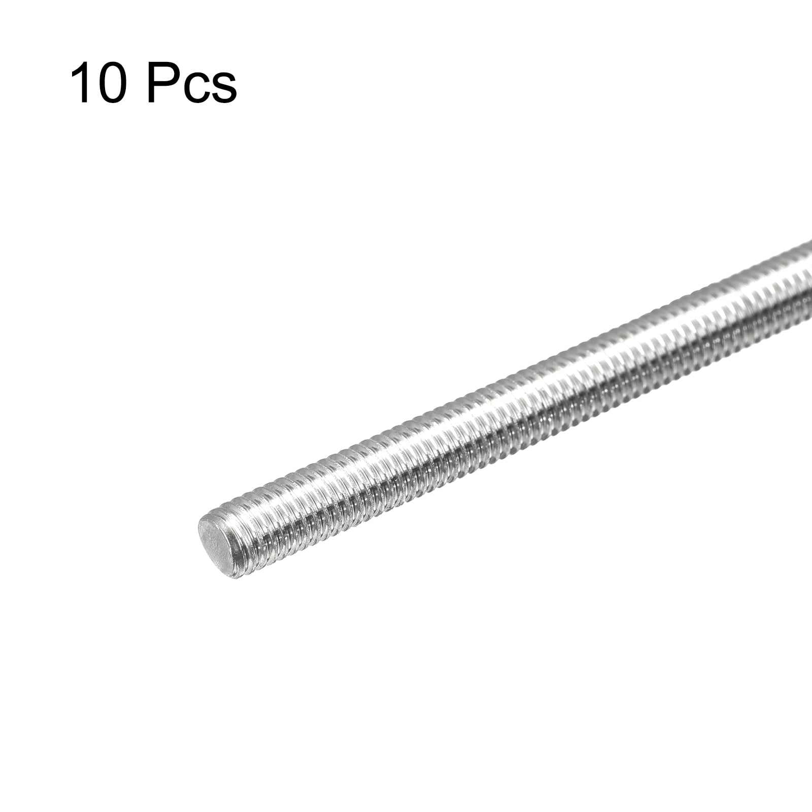 Fully Threaded Rod M5 x 300mm 0.8mm Pitch 304 Stainless Steel Right Hand 10pcs