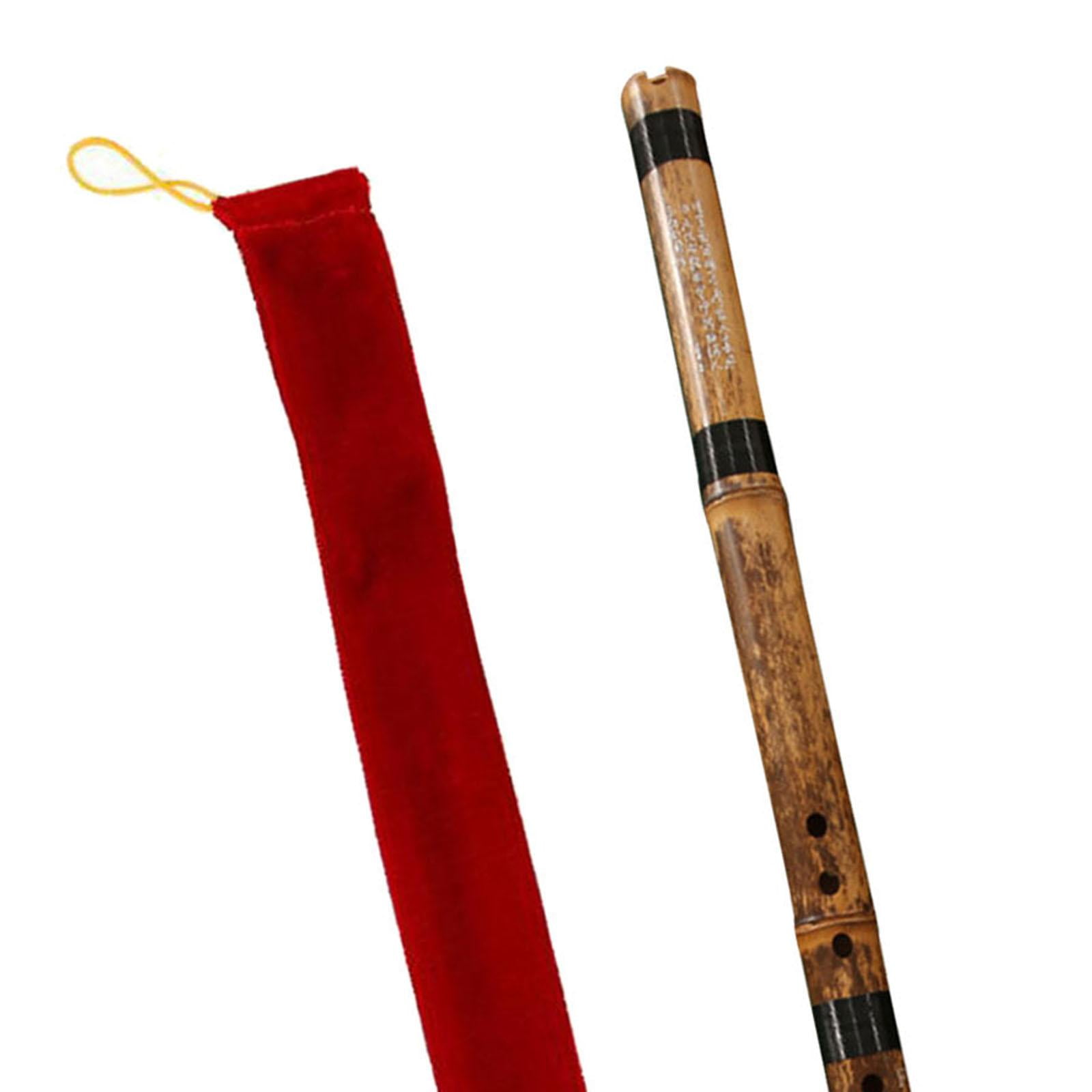 LeeQinersw Chinese Bamboo Flute Wind Instruments Chinese Instrument Woodwind Vertical Flute wood F tuning