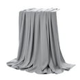 thumbnail image 5 of sunsanly Summer Ice Blanket Soft Natural Bamboo Fiber Breathable Heat Absorption Body Temperature Regulating Washable Cooling Home Dorm Snapping Cooler Blanket, 5 of 8