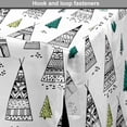 thumbnail image 4 of Tribal Dog Crate Cover, Tribal Themed Pattern with Wigwam Tents and Trees, Easy to Use Pet Kennel Cover Small Dogs Puppies Kittens, 7 Sizes, Black Teal, by Ambesonne, 4 of 6