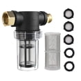 thumbnail image 1 of Garden Hose Filter for Pressure Washer Inlet Water, Inline Filter for Sediment, 40 Mesh Screen, Extra 100 Mesh, 1 of 4