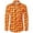 Orange, variante sur Chemise Intemporelle Bohème à Fleurs pour Homme à Boutons, à Manches Longues, Imprimée, Tenue Décontractée de Tous les Jours