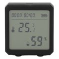 thumbnail image 2 of WiFi LCD Display Temperature Humidity Meter, Alarm Voice Support Real Time Monitoring Graphic Recording Home Assistant Control  for Indoor, 2 of 7