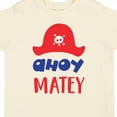 thumbnail image 4 of Inktastic Ahoy Matey, Pirate Hat, Skull and Bones, Pirates Boys or Girls Toddler T-Shirt, 4 of 5