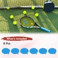 thumbnail image 4 of Tennis Racket Dampener [6PCS] - Funny Bubble Shape Silicone Tennis Shock Absorber Racket Vibration Dampener [Light Blue], 4 of 7