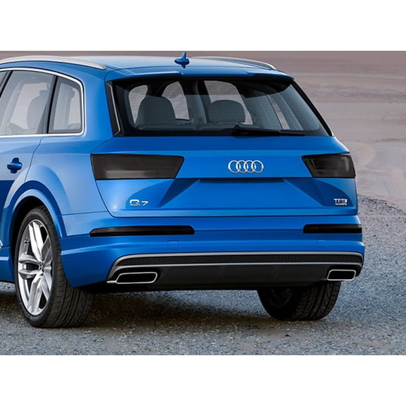 Rvinyl Tail Light Tint Covers Compatible with Audi Q7 2009-2015 - Matte Smoke