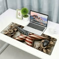 thumbnail image 6 of XXL Gaming Large Mouse Pad Gel Ergonomic Full Desk Mousepad Oversized Office Decor for Women American Flag Farm Berries Vintage Wooden Board Cool Custom Laptop Mat, 6 of 6