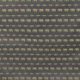 thumbnail image 6 of Decorative Elephant Parade Stripes Gray Silk Throw Pillow Cushion Cover Set, 6 of 6
