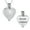 Steel, variant on Personalize Stainless Steel Paw Print Heart Urn Pendant Cremation Jewelry for Dog Cat Ashes Urn Necklace Pet Memorial Jewelry Necklace that Opens inside
