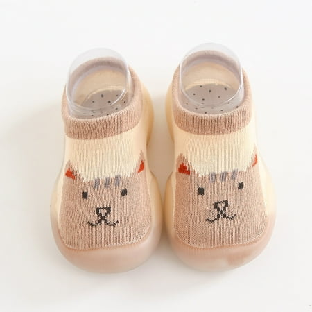 

Livesture Non-slip Soft Bottom Cartoon Pattern Socks Khaki 18 19