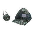 thumbnail image 1 of Camping Extérieur Camping Plage Tente de Plage Abri Solaire pour 2 à 3 Personnes 98 % Comprend 6 Chevilles de Tente et Sac de Rangement pour Résister au Vent Imperméable pour Pêche Randonnée Camping Randonnée Sac à Dos Camping, 1 of 3
