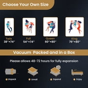 BedStory Dreams 10 Firm Twin Hybrid Mattress in a Box, Euro Top, Adult