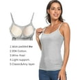 thumbnail image 5 of COMFREE Women's Camisole with Built in Bra Adjustable Spaghetti Straps Tank Top Cami Comfort S-2XL, 5 of 6