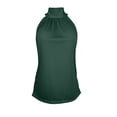 thumbnail image 6 of enyan Sweater Vest Women,Womens Tank Tops Eyelet Loose Casual Summer Tops Crew Neck Basic Sleeveless Shirts Trendy 2026,Dark Green,S, 6 of 7