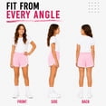 thumbnail image 2 of RBX Girls Dolphin Athletic Shorts Breathable Mesh Gym Activewear 2 Pack, 2 of 7