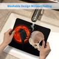 thumbnail image 5 of Raven Skull Red Moon Gaming Mouse Pad 10 x 12 inch Rectangle Computer Mousepad Mat Non-Slip Rubber Base for Office Laptop PC, 5 of 6