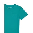thumbnail image 2 of Wonder Nation Boys Pocket Tee with Short Sleeves, Sizes 4-18 & Plus, 2 of 3