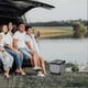 thumbnail image 3 of Folding Toilet Portable Outdoor Folding Toilet Strong Bearing Capacity Reusable Trash Can For Camping Hiking Trips, 3 of 5