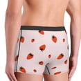 thumbnail image 3 of Disketp Strawberry Men's Boxer Briefs,Soft and Breathable Cotton Underwear with ComfortFlex Waistband, 3 of 7