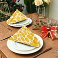 thumbnail image 3 of Napkin Satin Napkin 20*20Inchx6 Kitchen Towel Dinner Plate Towel Decorative Towel Napkin Tea Towel Suitable For Kitchen Table Beautiful Yellow Lemon Seamless, 3 of 8