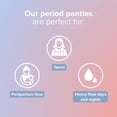 thumbnail image 3 of Nua Overnight Period Panties for Women | 360 degree coverage | For Heavy Flow - XL+ | Unscented | 5 Disposable Period Panties | Upto 0% Leakage, 3 of 8
