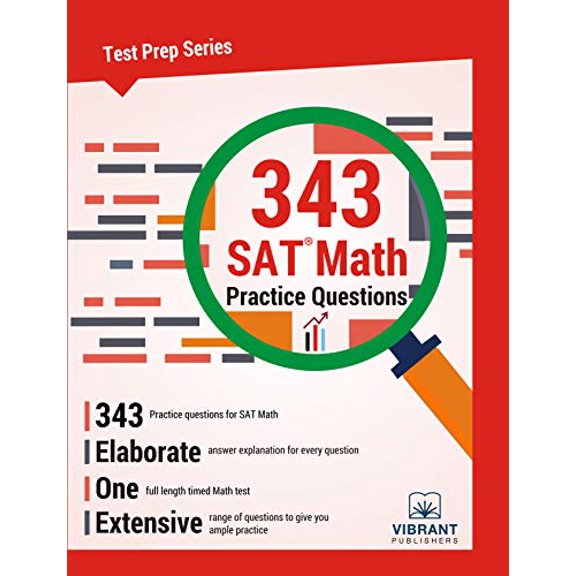 Pre-Owned 343 SAT Math Practice Questions (Test Prep)