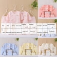 thumbnail image 3 of Gibobby Newborn Infant Baby Girl Fall Winter Clothes Set 7Pcs Infant Outfits Set Romper Set Cute Baby Outfits Infant Winter Clothes Set For 0-3 Months,Light Blue, 3 of 5
