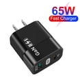 thumbnail image 4 of Cargadores de pared inteligentes seguros de carga de teléfono GaN de 65 W para Huawei (negro de EE. UU.), 4 of 4