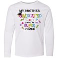 thumbnail image 3 of Inktastic My Brother Graduated and I'm Super Proud Long Sleeve Youth T-Shirt, 3 of 5