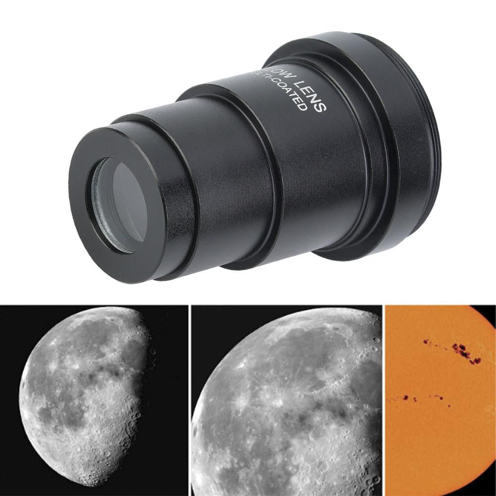 Lens Anti-Rust Sturdy and Durable 3X Lens Easy to Use for 1.25 Inch Astronomical Telescope Eyepieces EBTOOLS Black M42x0.75 Thread Interface 3X Barlow Lens 