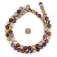 thumbnail image 2 of The Bead Chest Matte Round Mookaite Beads (12mm): Organic Gemstone Round Spherical Energy Stone Healing Power Crystal for Jewelry Bracelet Mala Necklace Making, 2 of 4