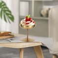 thumbnail image 2 of Taza de helado de acero inoxidable Taza de pudín Taza para servir postre Soporte de postre de acero inoxidable Taza de acero inoxidable con base alta, 2 of 7