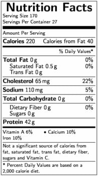 Trident Seafoods Skinless Boneless Halibut Fillet, 6 Ounce - 1 each.