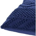 thumbnail image 3 of Surya Merdo MDO-002 22"Hx22"W Down Fill Cotton Pillow Kit in Dark Blue, 3 of 4