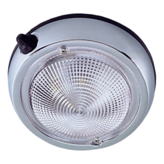 Perko 0300DP0CHR Surface-Mount Dome Light - 3", Chrome Finish