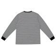 thumbnail image 6 of Henley Shirts for Men Long Sleeve Casual Stripe Tops Lightweight Long Sleeve V Neck Tshirts Moisture Wicking Casual Daily Fall Solid Versatile for Street Fashion Business Work, 6 of 7