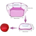 thumbnail image 1 of Maoww Tent for Small Animals Hexagonal Breathable Pet Tent Portable Exercise Fence for Rabbits Hamster pink, 1 of 6