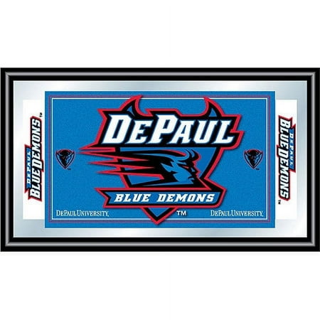 Depaul University Logo And Mascot Framed