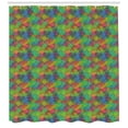 thumbnail image 3 of Ambesonne Colorful Shower Curtain, Pattern of Various Hearts, 69"Wx70"L, Multicolor, 3 of 3