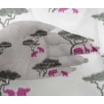 thumbnail image 4 of oneOone Viscose Chiffon Fabric Tree & Animals Ikat Print Sewing Fabric BTY 42 Inch Wide, 4 of 4