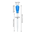 thumbnail image 5 of hulanddfd Turkey Baster Baster, Tool for Cooking - Easy to Use and Clean - Powerful Bulb Baster - Flavored with Meat Beef, Chicken, for BBQ Grill Baking Kitchen Cooking Blue, 5 of 5