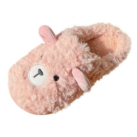 

Cute Cartoon Sheep Slippers Winter Warm Cozy Indoor House Slippers