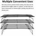 thumbnail image 4 of Cooling Racks for Cooking and Baking:3 Layers Stackable Baking Rack,Cookie Cooling Rack for Oven,Wire Rack for Baking Sheet,Wire Cooling Rack for Baking Cake, French Fries, Bacon, Etc,13 * 9in, 4 of 7