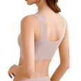thumbnail image 3 of Almusen Maternity Nursing Bra for Women Seamless Breastfeeding Bras Pregnancy Sleep Bralette 3-Pack, 3 of 7