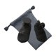 thumbnail image 5 of 2 guantes de levantamiento de pesas para mujeres y hombres, agarres de silicona ligeros para gimnasio. Negro, 5 of 9
