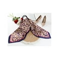 thumbnail image 5 of Women Leopard Print Square Satin Scarf, 35" Large Silky Head Wrap Scarves Bandanas, 5 of 6