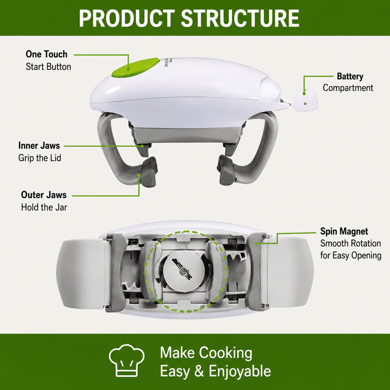 LIFETWO Electric Jar Opener